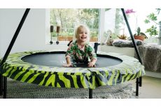 Батут Exit Tiggy з ручкою ø140cm black/green